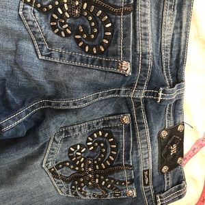 Miss Me Bootcut Dark Bootcut fleur de Lis